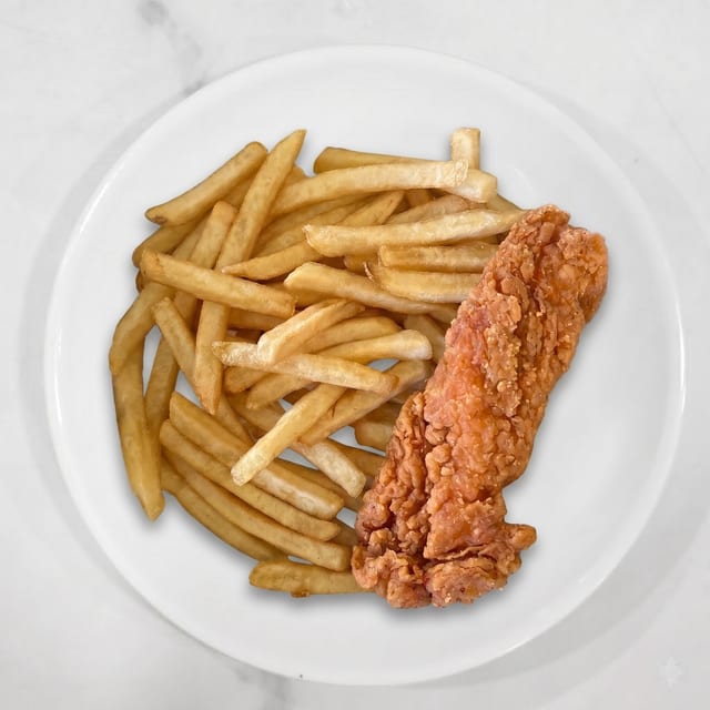 Kids Strips With Fries.